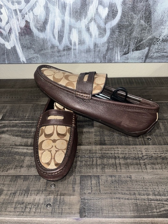 Coach Men's Signature C Logo Loafers SZ 9 - Picture 9 of 12